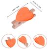 Mini Wooden Heart Clothespins, Multicolor Small Clothespins with Heart,  Tiny Clothes Pins with String for Photos Display,DIY Craft,Wedding Decor