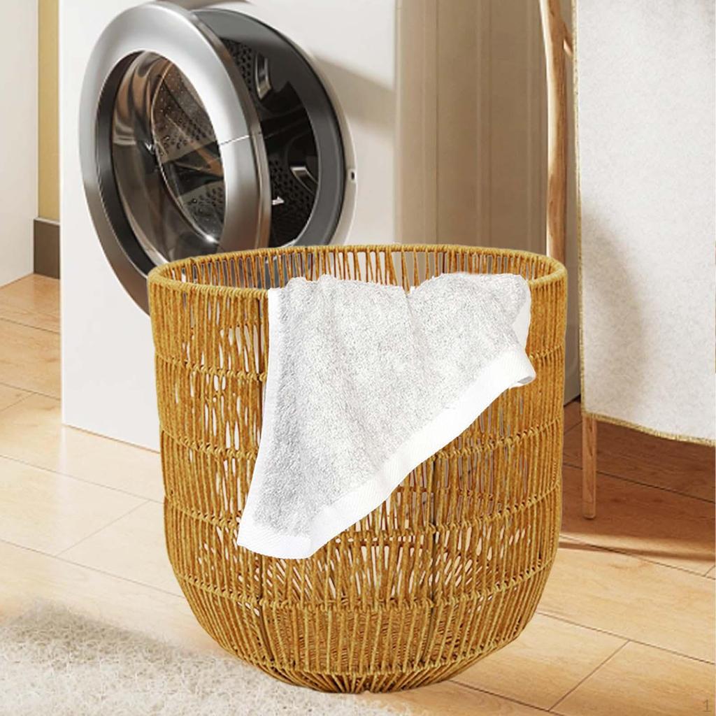 Корзина из искусственного ротанга, корзина для хранения игрушек, одежда для стирки