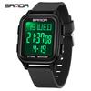 Sanda Men's & Women's Sports Waterproof Luminous Multifunctional Thin Electronic Watch
