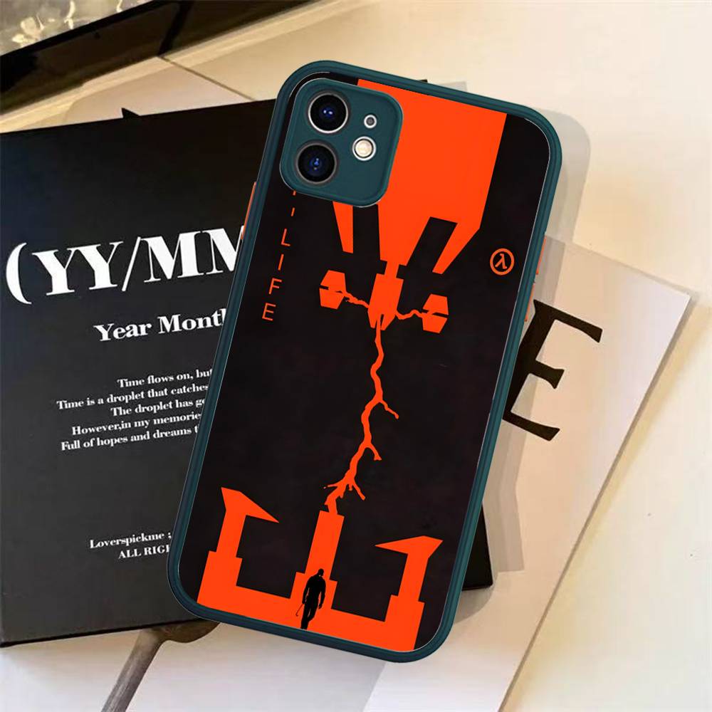Чехол для телефона Half Life Для IPhone 16 15 14 13 12 11 Pro Max 7 8 6 6s Plus Матовый чехол