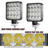 4x 48W work light -Aeobey – lampe de travail 48w 16 Led pour voiture 4x4 tout terrain SUV ATV tracteur bateau camions pelle 12V 24V