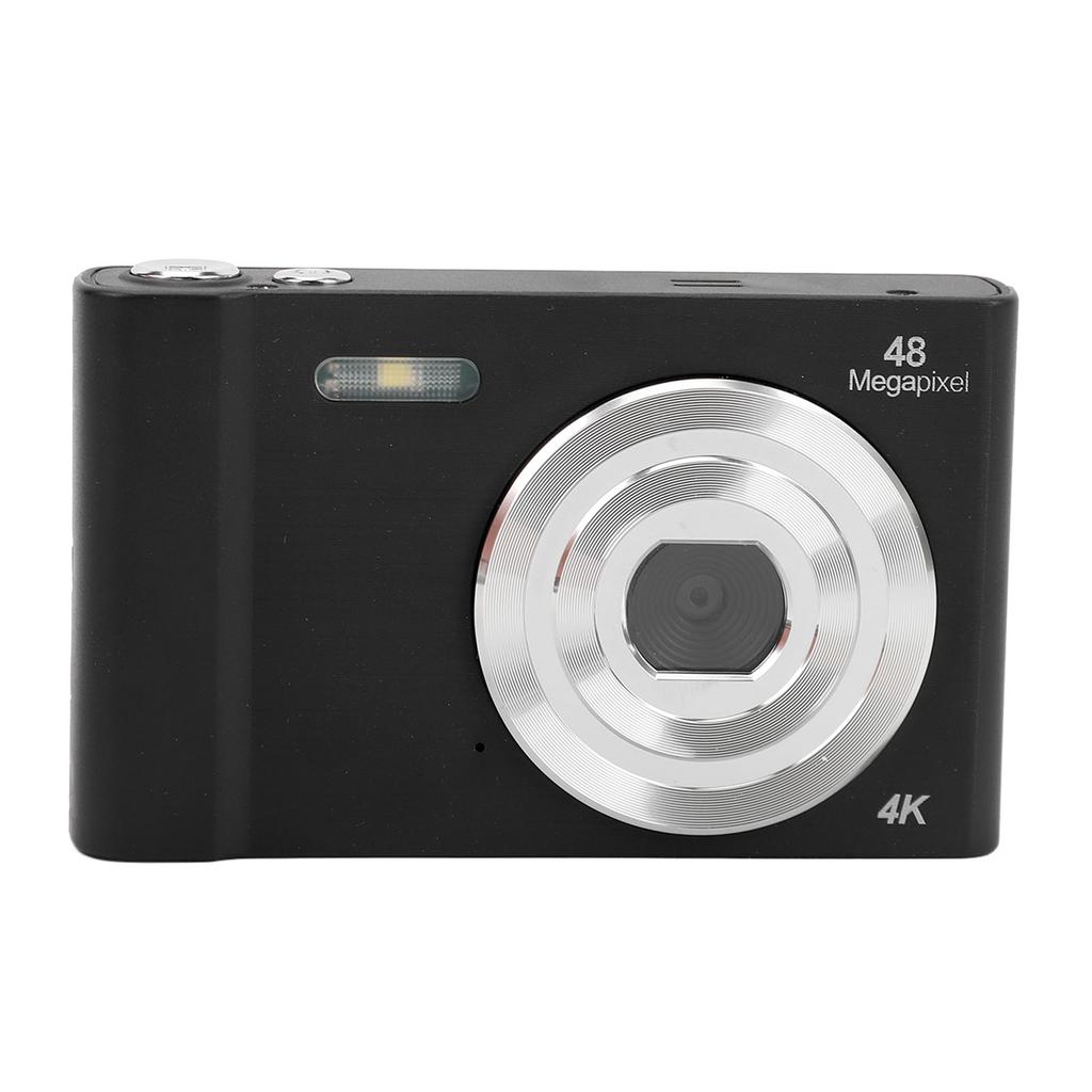 4K Digital Camera for Teens Kids 48MP 1080P HD 2.4 Inch IPS Screen 16X Digital Zoom Pocket Compact Camera for