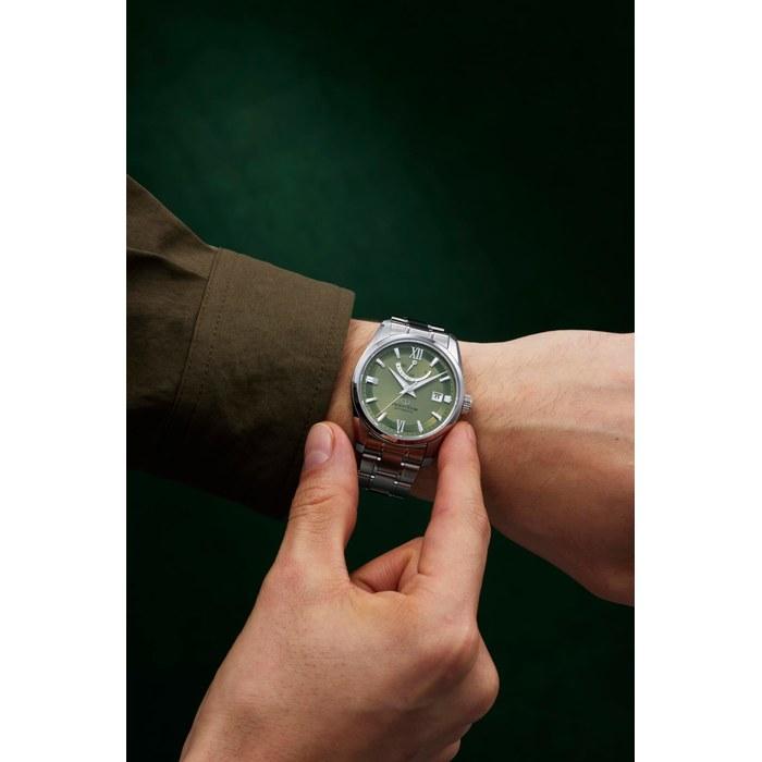 [Orient Star] Современные мужские автоматические часы с датой RK-AU0107E Зеленые