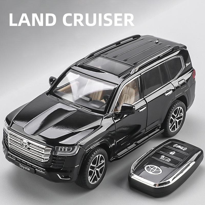 1:24 Toyota LAND CRUISER PRADO Управление ключом Сплав Модель автомобиля Звук и свет Оттянуть Назад Детская игрушка Коллекционные предметы Подарок на день рождения