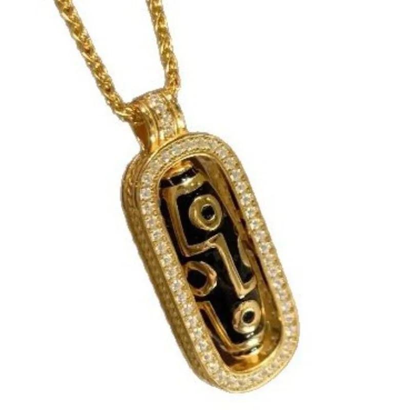 New In Chinese Style Classical Light Luxury Unusual Retro Rotatable Tianzhu Necklace Exquisite Collarbone Chain Banquet Zircon