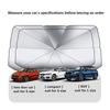 WMTY7 Suitable for Skoda Kamiq Kodiaq Roomster VIRS car front windshield sunshade anti-UV parasol car interior accessories