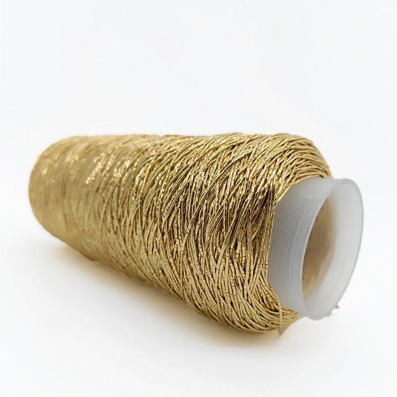 1PC Core Yarn Silver Plated Crushed Silver Color Super Shiny Wire Ball Yarn Bag Material