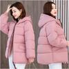 Очень большой размер 8XL женская корейская версия средней длины пуховая хлопковая куртка плюс удобрения для увеличения свободы модная куртка Parker