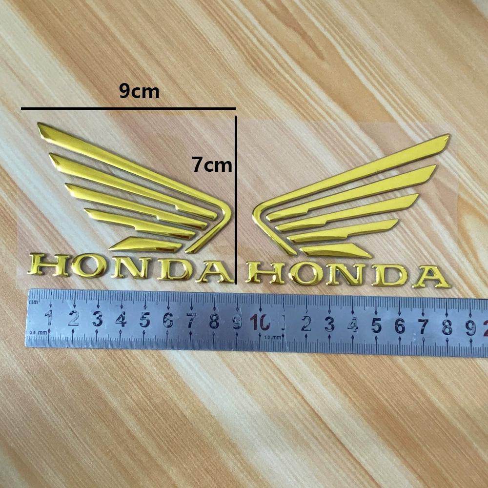 Honda Набор для модификации мотоцикла Логотип 3D наклейка HONDA Гальванизированная буквенная наклейка Водонепроницаемая наклейка Мотоаксессуары Cbr 600