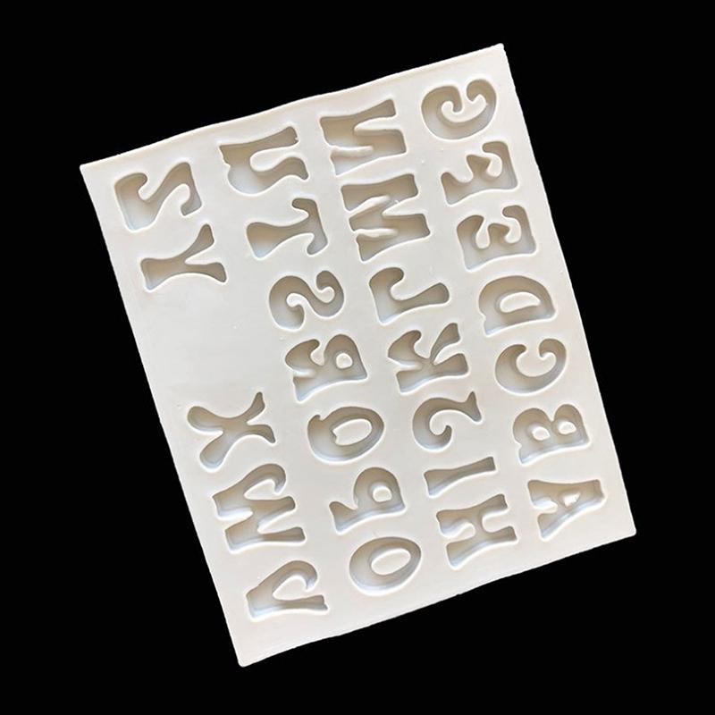 Формы для цифр, буквы, силиконовые формы, 3D-формы для помадки, инструменты для украшения тортов