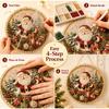 2026 Christmas Pearl Diamond Painting Suncatcher Kit, DIY Craft 3D Mixed-Sized Pearl Beads Craft, Festive Window Wall Decoration