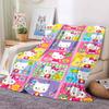 1P CHello Kitty plush blanket, made of flannel, suitable for living room, bedroom, bed, sofa, office and other places, can be us