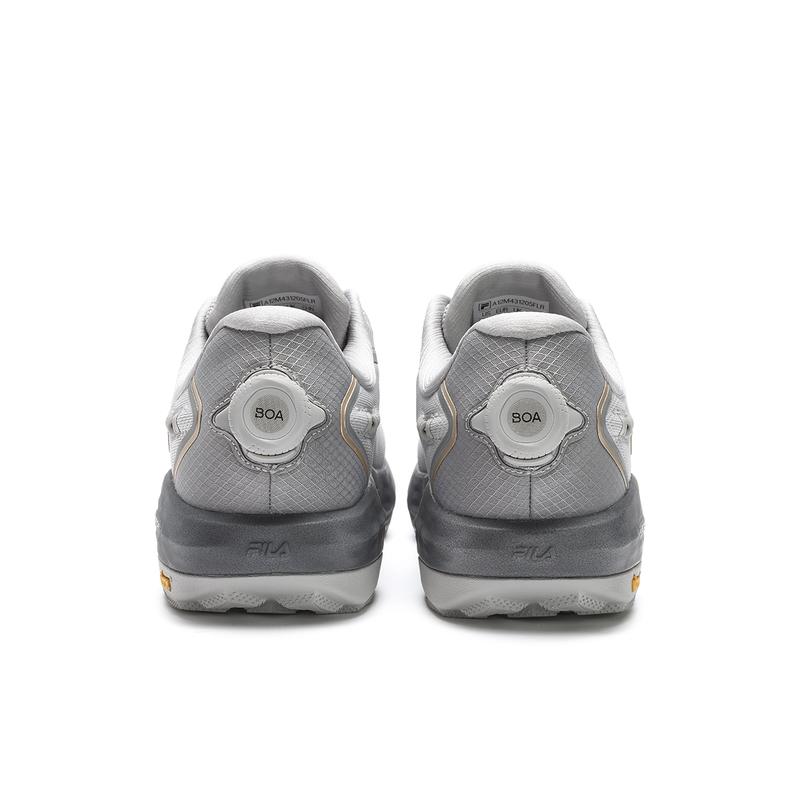 Fila Boa Explorer 2 Slip-On Минималистичные Универсальные Горного Стиля Дышащие Низкие Кроссовки для Активного Отдыха Мужская Обувь Лунно-Серый A12M431205FLR