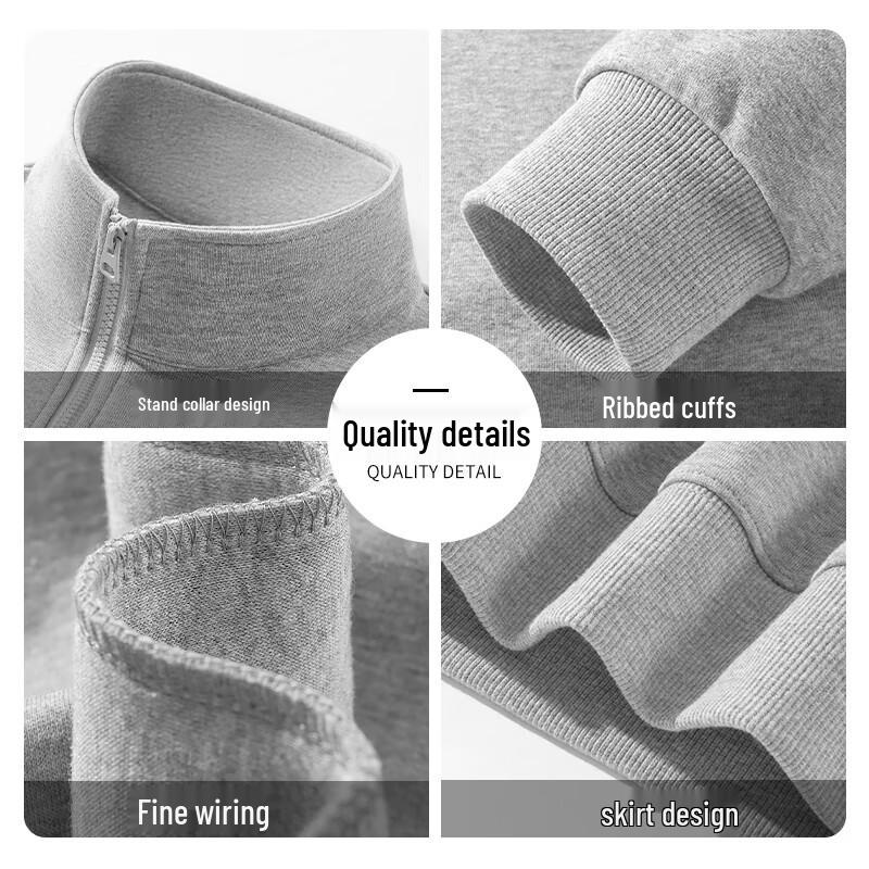 Mark Fairwhale Men's 2025 Fashion Heavyweight Stand Collar Sweatshirt