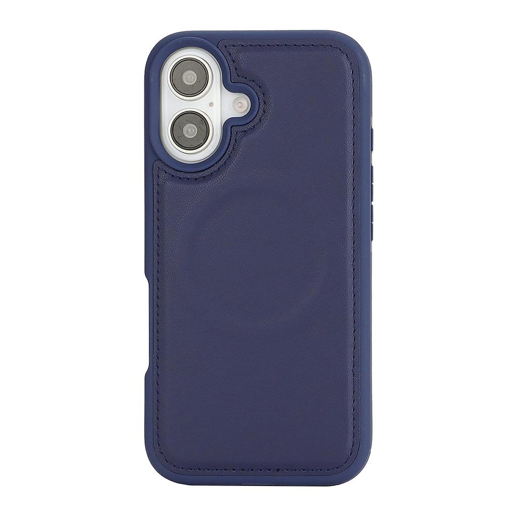 For iPhone 16 Wallet Case Compatible with MagSafe Anti-Drop Detachable PU Leather Phone Cover