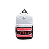 Jordan Полиэстеровый баскетбольный рюкзак обычного размера унисекс белый красный Jordan 9A0290-WR6