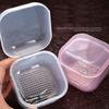 Nail Tools Storage Box Organizer Nail Tools Sterilizer Box Plastic Nail Drill Bit Disinfectant Container Manicure Tools
