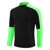 Half-Zip Soccer Training Set Quick Dry Long Sleeve Adults Kids Team Warm Up