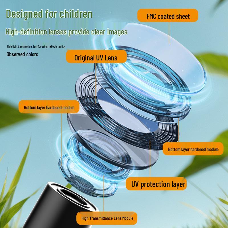 Детский HD микроскоп, научный набор с образцами, увеличение 40-16000x, для учеников начальной и средней школы.