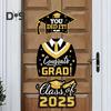 Выпускной 2025 года, подвесная табличка для входной двери Выпускной 2025 года Приветственная табличка для украшения крыльца выпускного