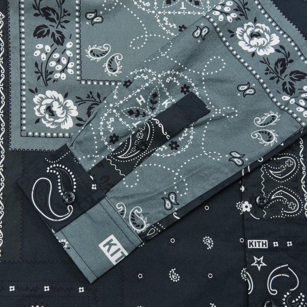 Kith Топы унисекс Ludlow Stadium на пуговицах, зеленые KH030044-302