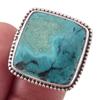 Natural Tibetan Turquoise Gemstone Handmade 925 Sterling Silver Ring Size 8 M7v72