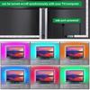 USB светодиодные ленты RGB 5050 Luces светодиодные гибкие диодные украшения для ленты для гостиной