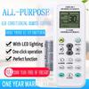 1000 in 1 Universal Wireless Remote Control K-1028E AC Digital LCD Remote Control White Remote Control