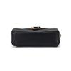Gucci Double G buckle chain pebbled leather messenger bag accordion bag shoulder crossbody bag mini women's black