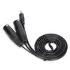 Plug and Play 3.5mm Connector to Dual XLR 3 Pin Male Adapter  Audio Recording
