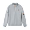 Mens Casual Stand Collar Zip Sweatshirt