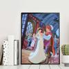 5D Алмазная вышивка своими руками Принц и Принцесса Полная выкладка Стразы Мозаика Вышивка Изделия ручной работы Домашний декор Подарок