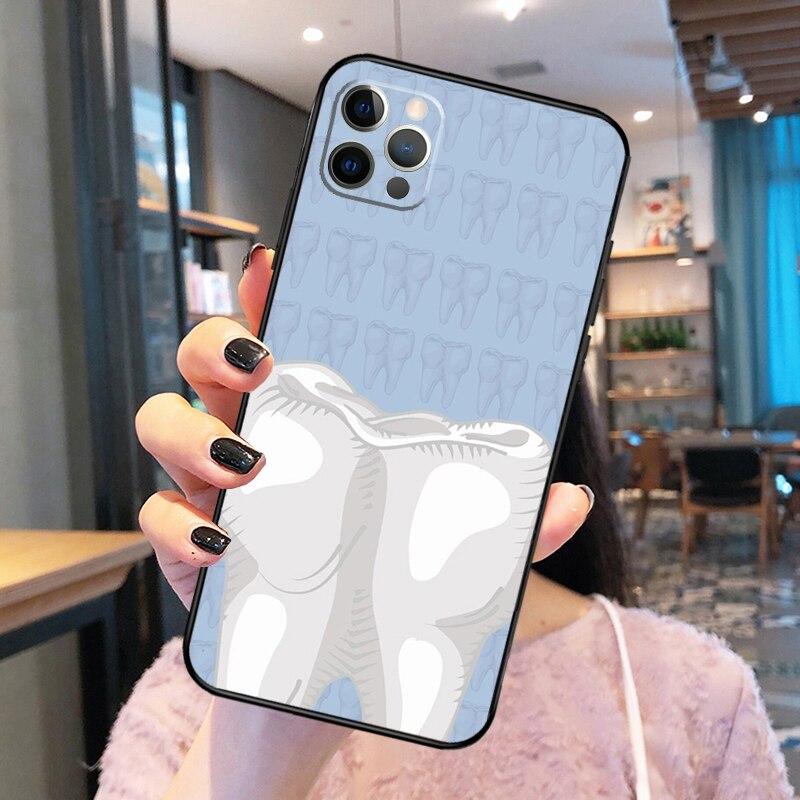 Чехол для телефона с рисунком зуба стоматолога для iPhone 14 Pro Max XS X XR Чехол для iPhone 13 12 Mini 11 Pro Max 7 8 Plus