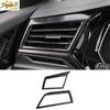 For VW Jetta Mk7 - Carbon Fiber Steel Dashboard L&R Air Outlet Vent Trim