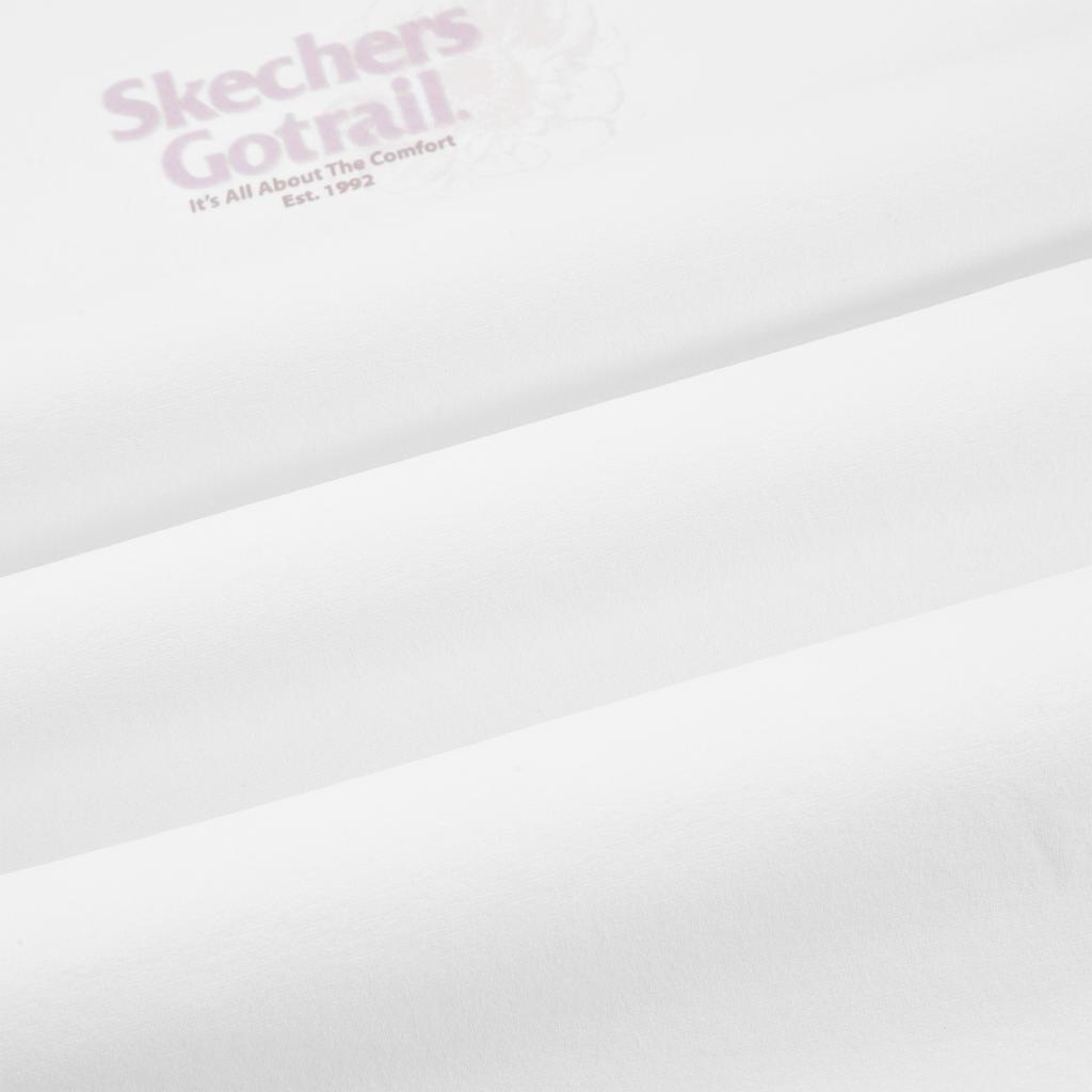 Skechers Простая Удобная Повседневная Футболка с Круглым Вырезом Женские Топы P326W006-0019