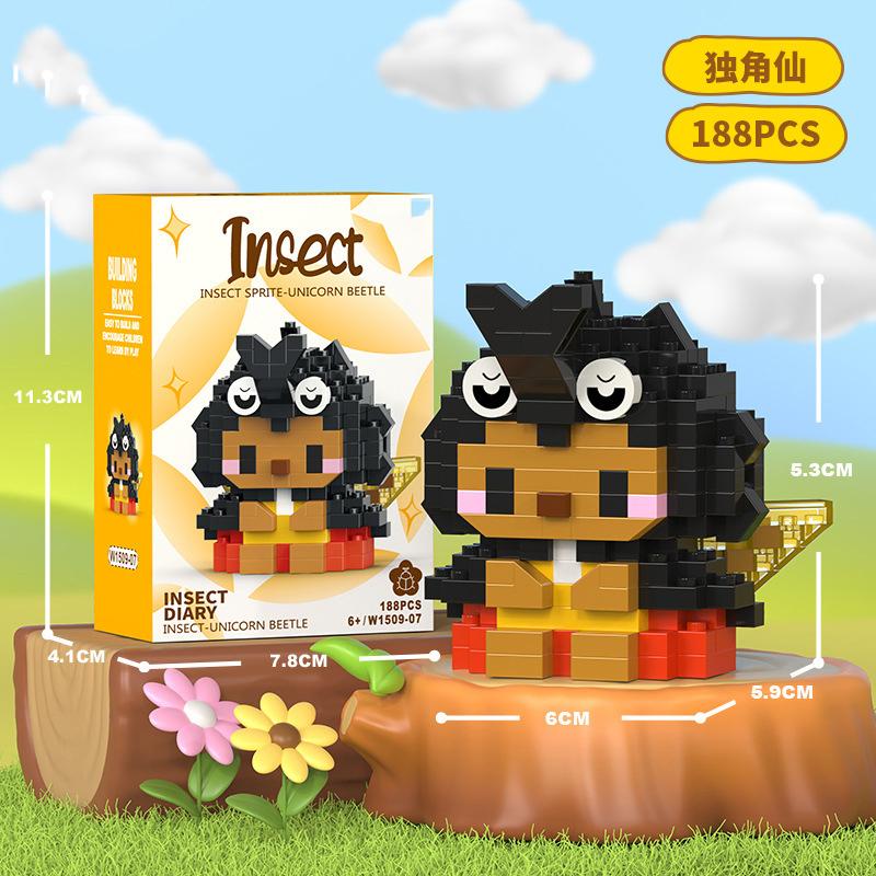 Animal Cat Bricks Constructor Set Micro Building Blocks Children Toy Adult Particle Building Block Dog Mini Toys Home Decoration