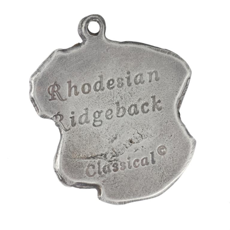 Rhodesian Ridgeback, African Lionhound - Dog necklace in gift box, silver-plated locket for dog fan, striking pendant by Art-Dog brand