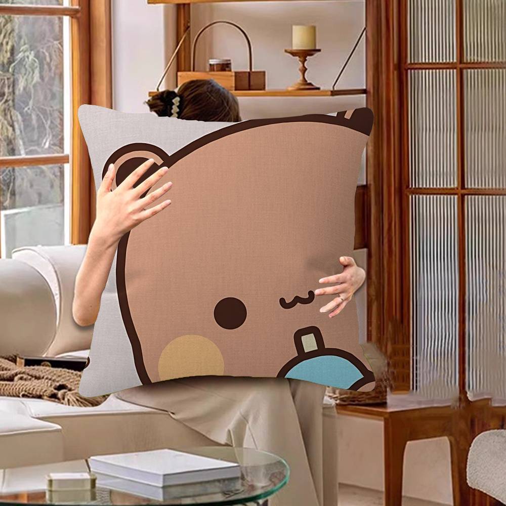 Bubu And Dudu Cute Cartoon Pillow Cushion Cover Pillowcase Living Room Sofa Home Decor