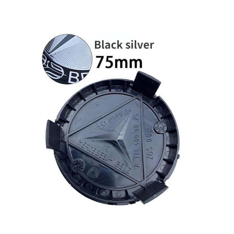 75mm Wheel Hub Cap Emblem Badge for Me/rce/des Be/nz C180 C200 E200 E260 E300 ML350 W230 W210 W211 W221 W219