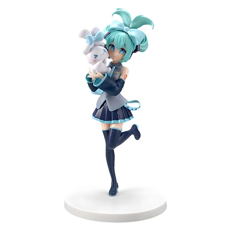 20 см аниме Hatsune Miku X Cinnamoroll фигурка аниме периферийные коллекционные модели декоративные украшения дети кавайный подарок