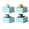 1-4 Pcs Mini Shower Cat Ornament Garden Kitten Statue Gift Kids Children Baby Room Decoration Toy Miniature Figurines Home Decor