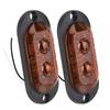 Car-Styling Truck Signal Light Auto Accessories Indicator Taillights 2 LED 2pcs 12V-24V Trailer Marker Lights Car Side Lamp