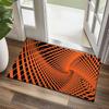 Blue Neon Grid Printed Carpet Abstract Geometric Printed Door Mat  Living Room Bedroom Entrance Decoration Floor Mat