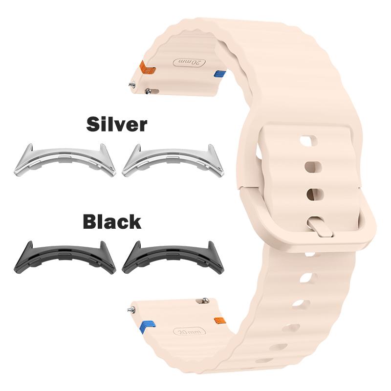 22-миллиметровый ремешок для часов Google Pixel Watch 4/3 41 мм 45 мм, мягкий силиконовый браслет, совместимый с Google Pixel Watch 2 1 WATCH-Correa