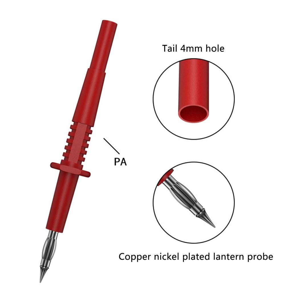 Высокоточные измерительные провода 4 мм с наконечником-фонариком, измерительные щупы для мультиметра для точных электрических измерений в лабораториях и дома