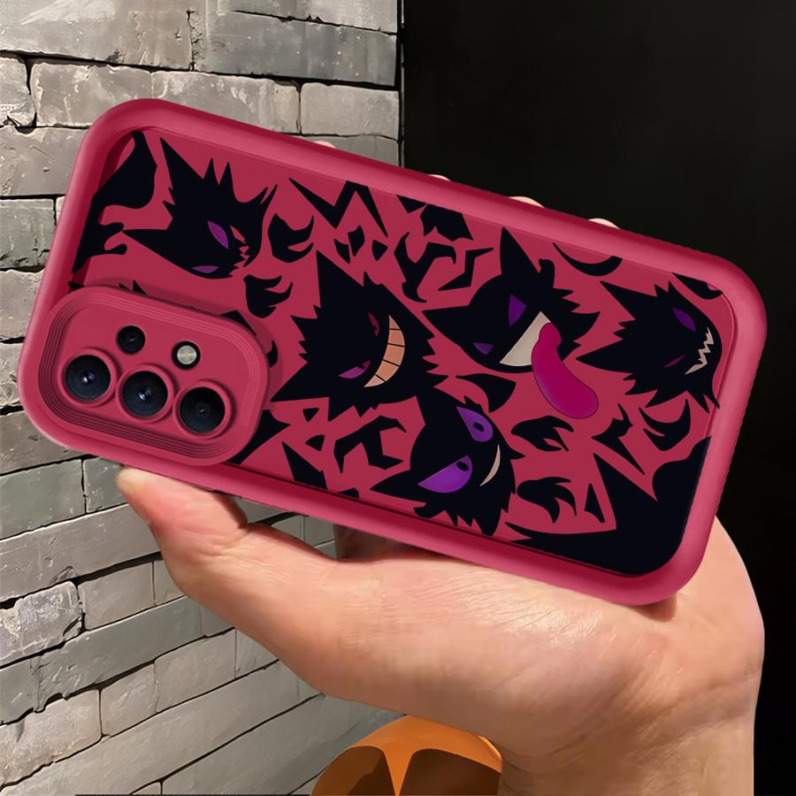 Case for Samsung Galaxy A14 A04 A17 A16 A06 A11 A13 A30 A15 A05 A20 A12 A07 A50 Phone Cover Pokemon Cool Gengar