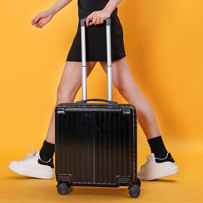 Легкий мини-чемодан на колесиках с кодовым замком, 18-20 дюймов - Идеально подходит для студентов и детей.