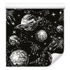 Wallpaper Spaceships among the planets for the living room and bedroom 50x1000