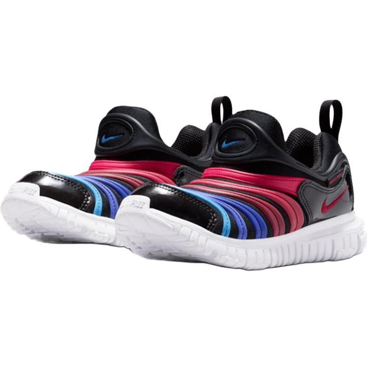 Nike Dynamo Free Abrasion Resistant Low top Kids Lifestyle Shoes Black Children Aged 3 7 Years Old 343738-031