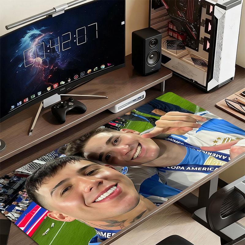 Alvarez & Enzo Mouse Pad, Large Gaming Desk Mat, Non-slip XXL Mousepad for Laptop & Tablet, Mini PC Playmat with Stitched Edges